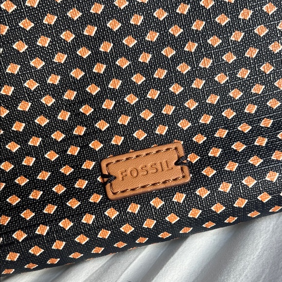 Fossil Black and Brown Crossbody Bag - Picture 2 of 7